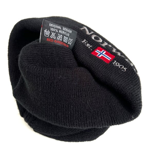Rock Expedition Norway Beanie One Size Black - Picture 3 of 3